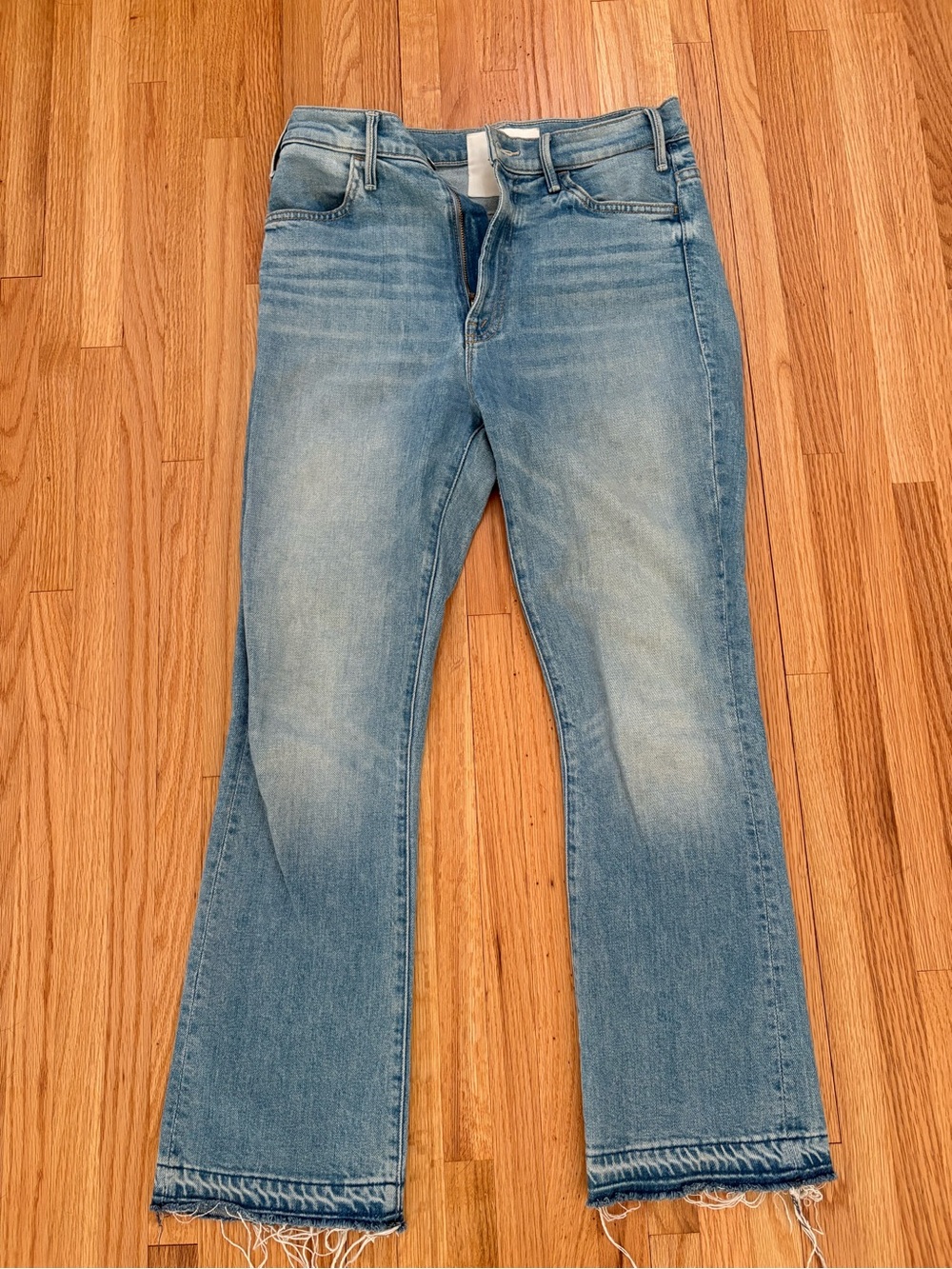 MOTHER Jeans – The Hustler Ankle Undone Hem Size 27